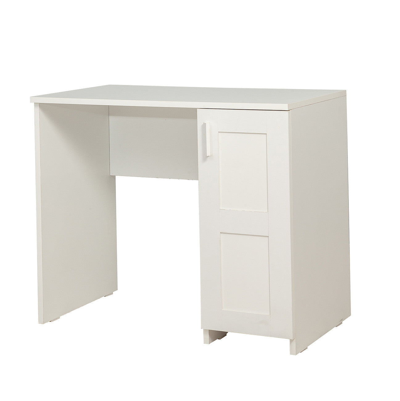 Secretária de Estudo Escandinava – 90 x 76 x 50 cm – Branca – Painel de Partículas revestido a Melamina