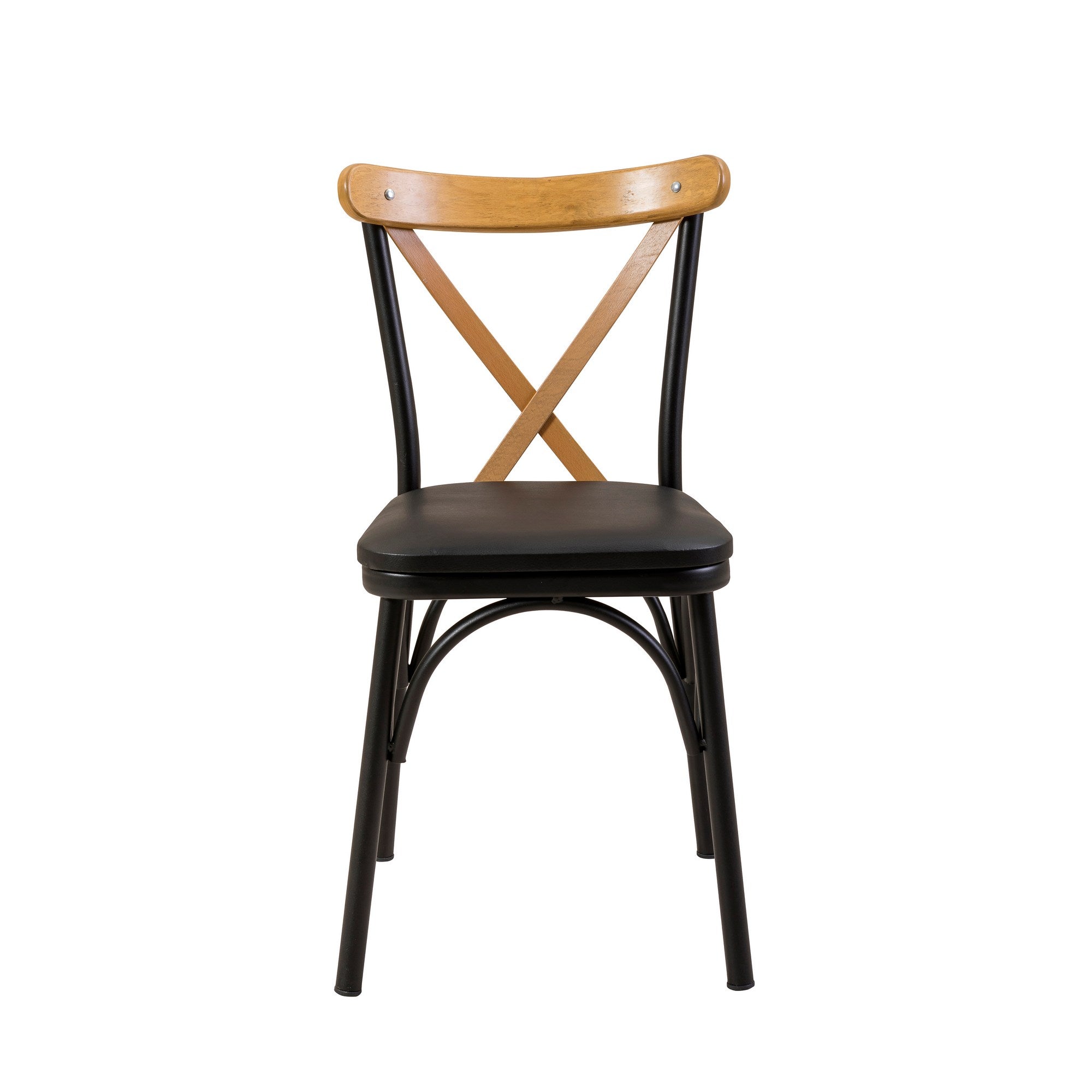 Conjunto de mesa de jantar extensível e cadeiras (4 peças), preto, 120-155 x 75 x 77 cm | 100% revestido em melamina, tecido couro sintético, pernas de madeira de faia | Elegante e funcional para refeições modernas