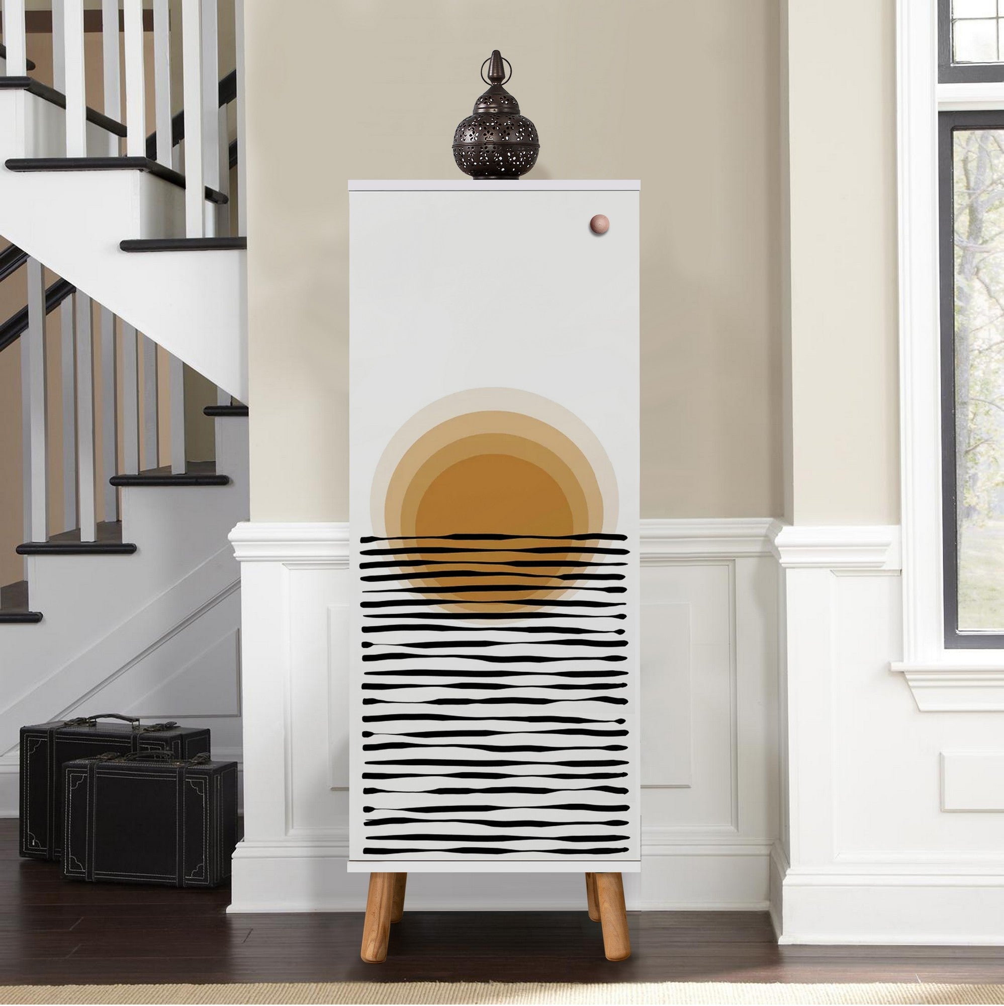 Sapateira – 50 cm L x 135 cm A x 38 cm P – Branco – Aglomerado