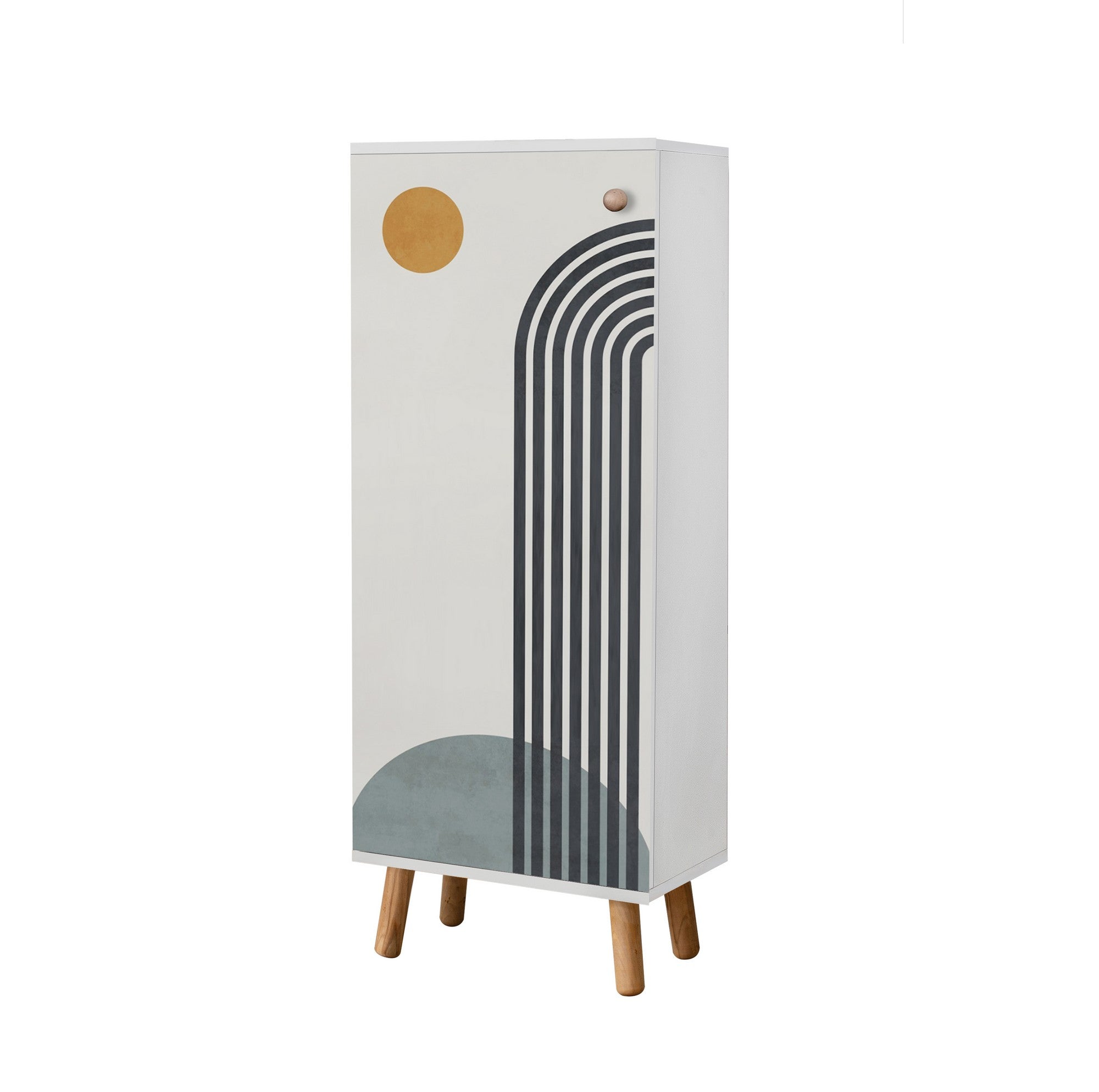 Sapateira – 50 cm L x 135 cm A x 38 cm P – Branca – Aglomerado revestido em melamina