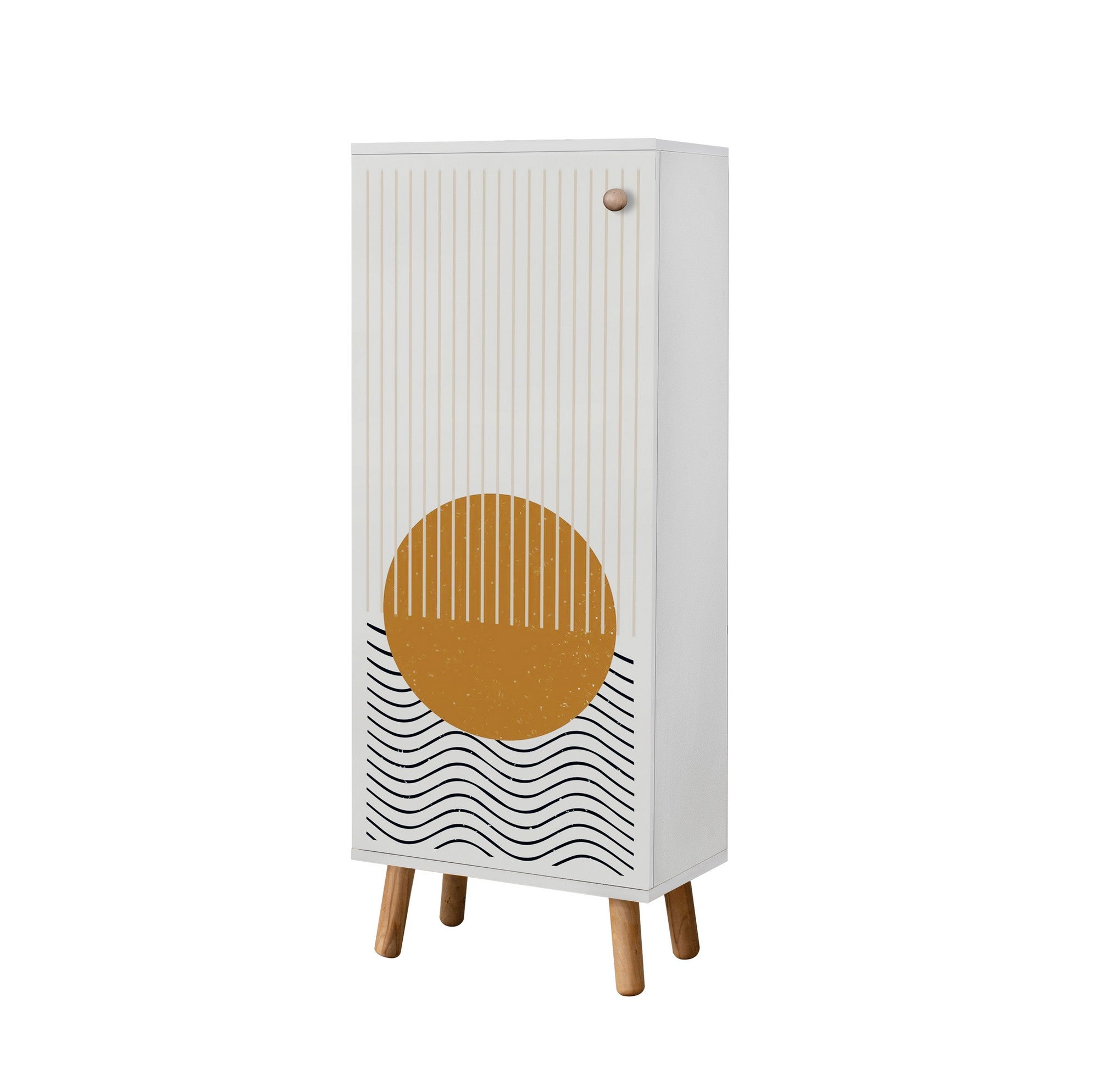 Sapateira – 50 cm L x 135 cm A x 38 cm P – Branca – Aglomerado revestido em melamina