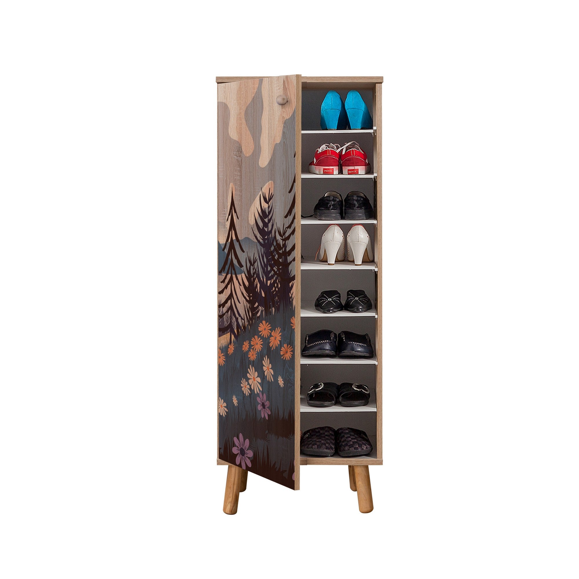 Sapateira estilosa – 50 x 135 x 38 cm – Sonomo – Aglomerado