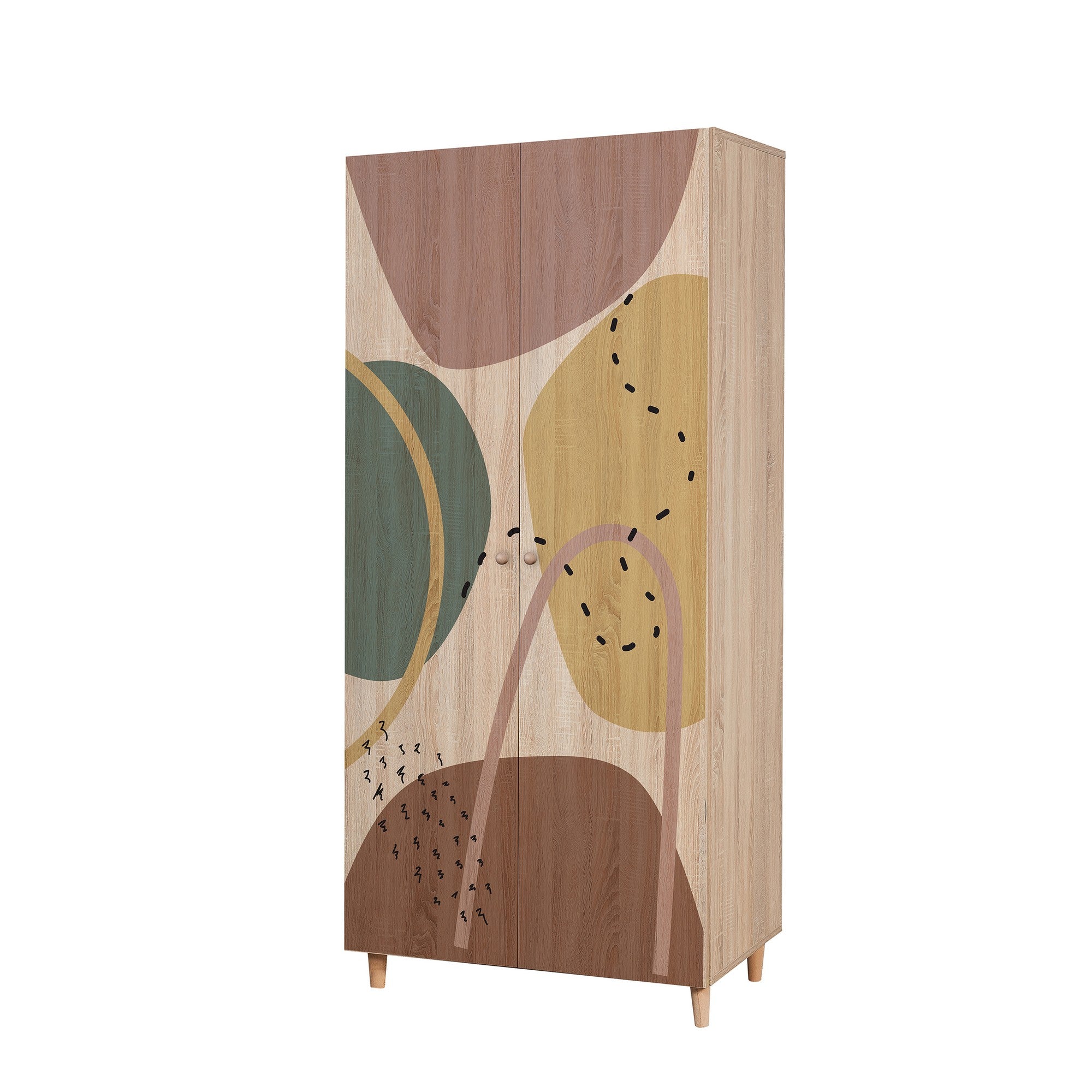 Guarda-roupa elegante – 90x192x52 cm – Sonomo – Aglomerado