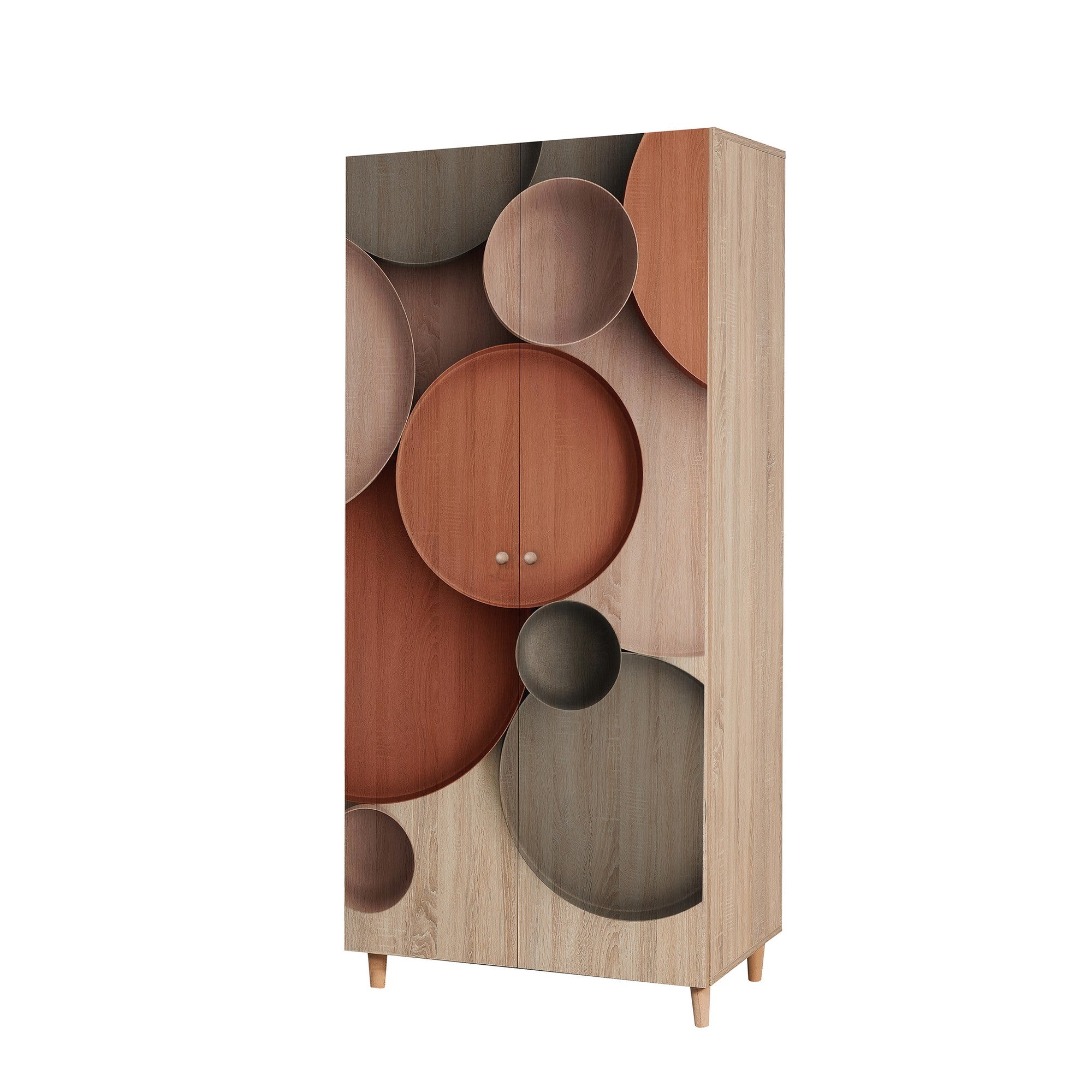 Guarda-roupa elegante – 90x192x52 cm – Sonomo – Aglomerado