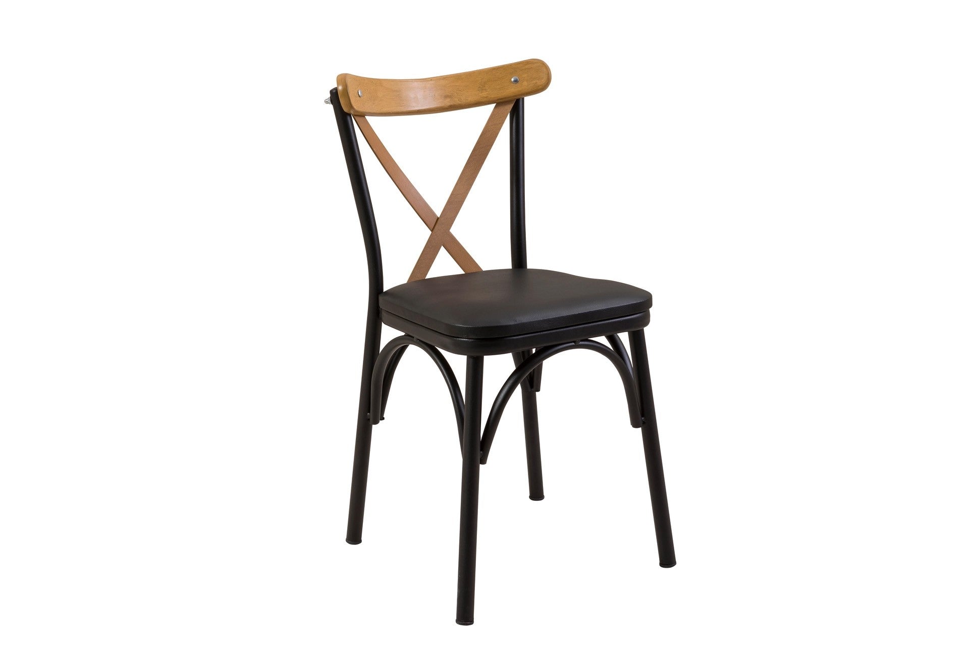 Conjunto de mesa de jantar extensível e cadeiras (5 peças), carvalho e preto, 100 cm - 139 cm | 100% revestido em melamina, pernas de madeira de faia | Elegante e funcional para refeições modernas