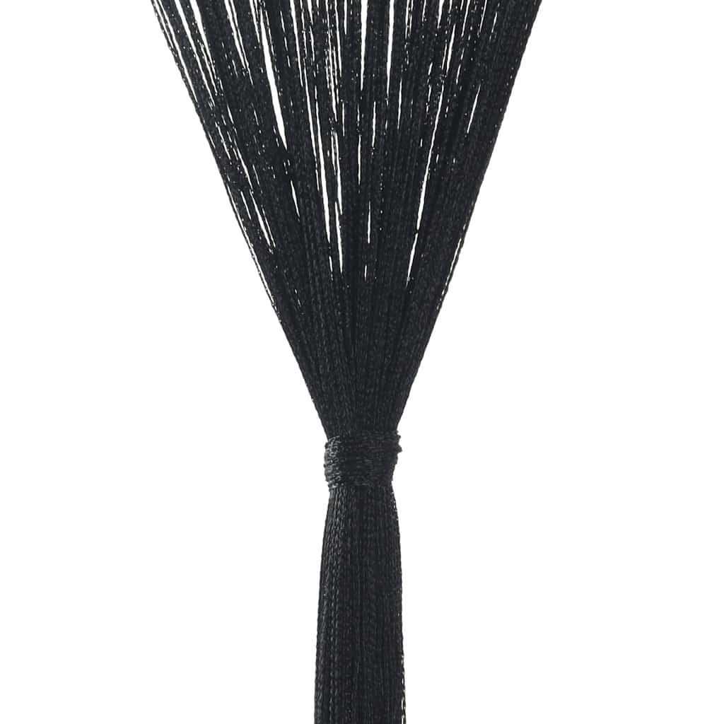 Cortinas de fios 2 pcs 100x250 cm azul