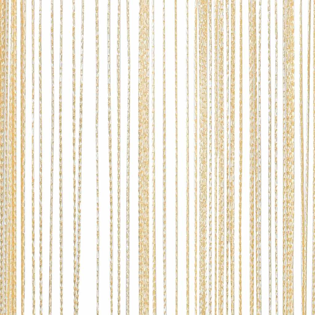 Cortinas de fios 2 pcs 100x250 cm azul