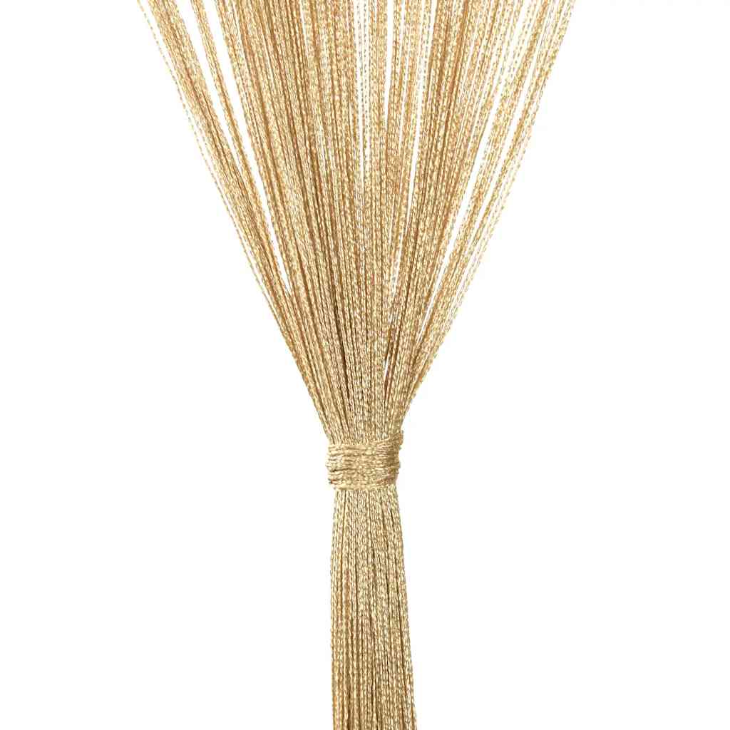 Cortinas de fios 2 pcs 100x250 cm azul