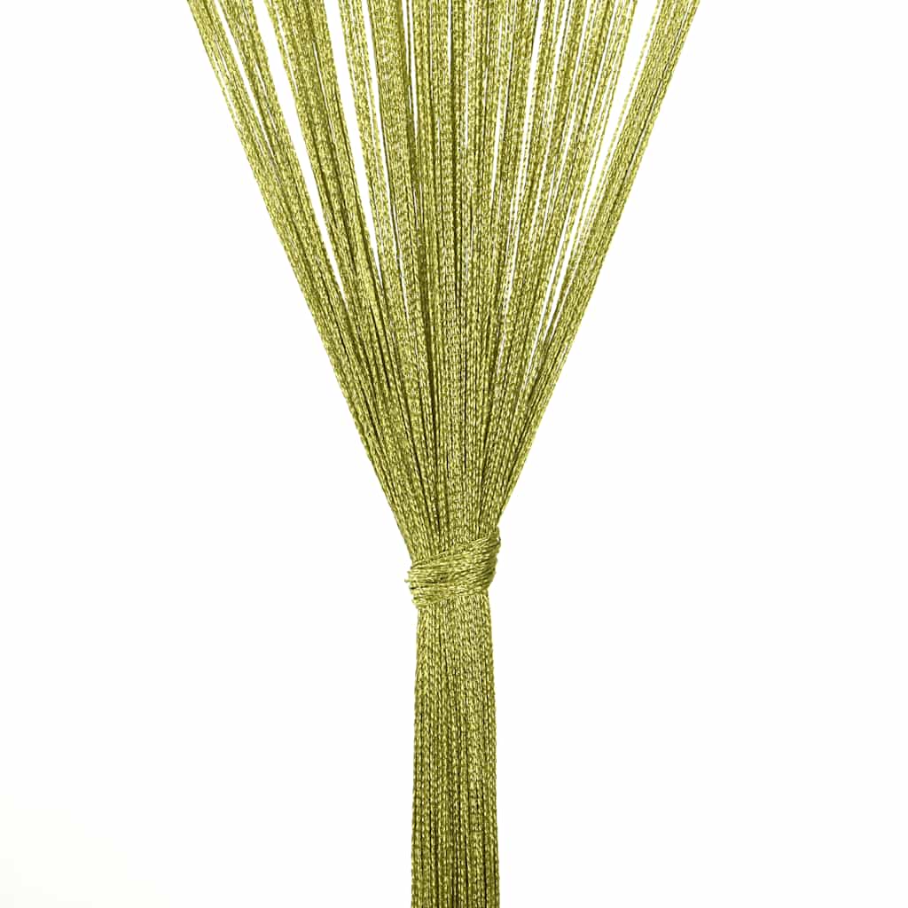 Cortinas de fios 2 pcs 100x250 cm azul