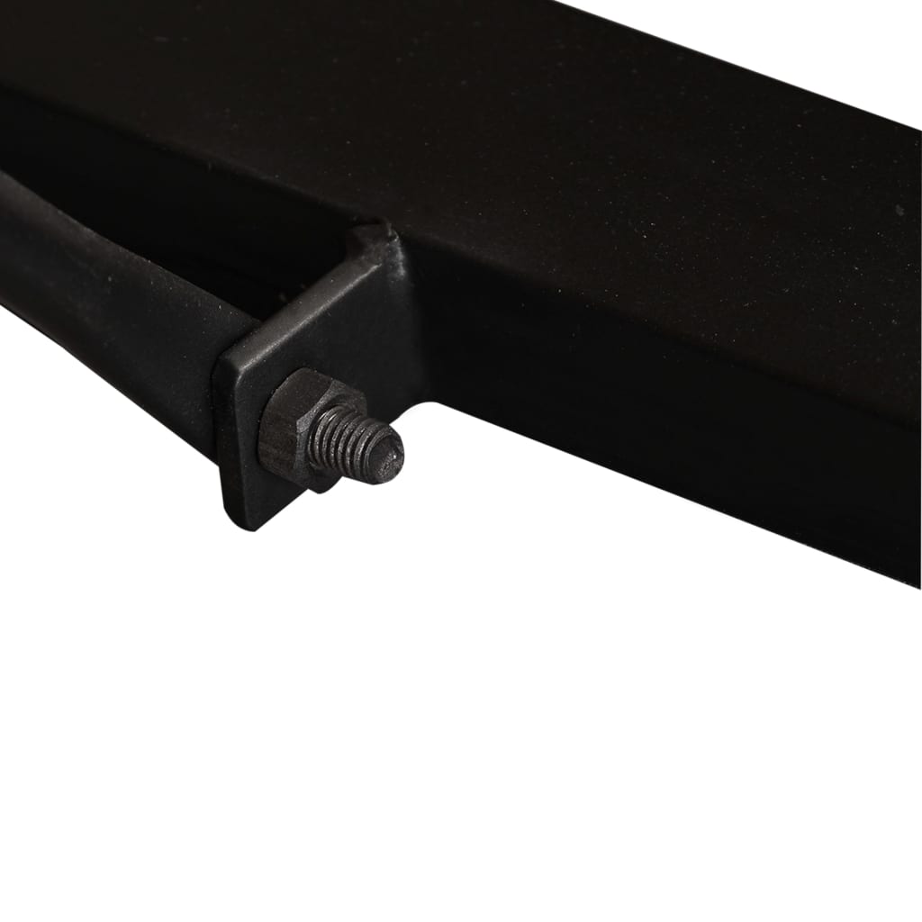 Mesa de jantar madeira de mangueira maciça áspera 120 cm