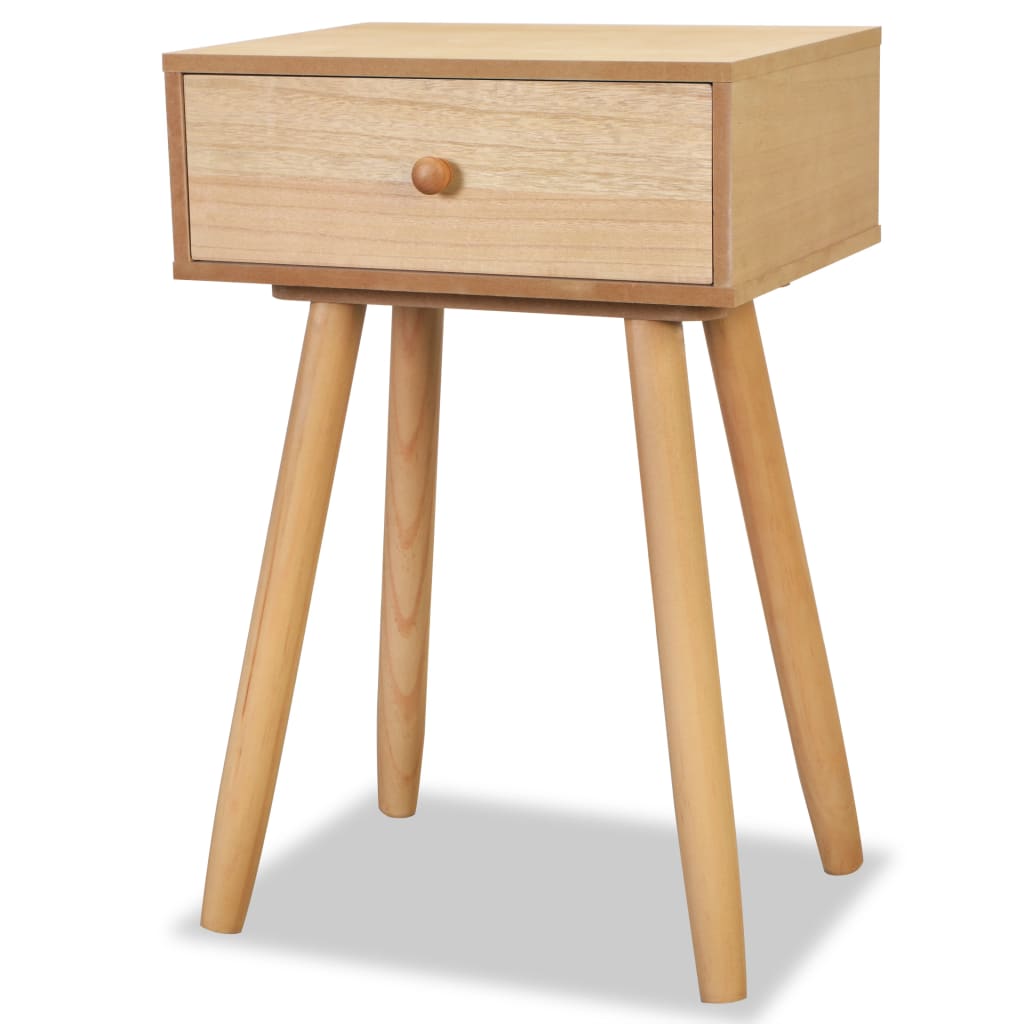 Mesas de cabeceira 2 pcs pinho maciço 40x30x61 cm branco