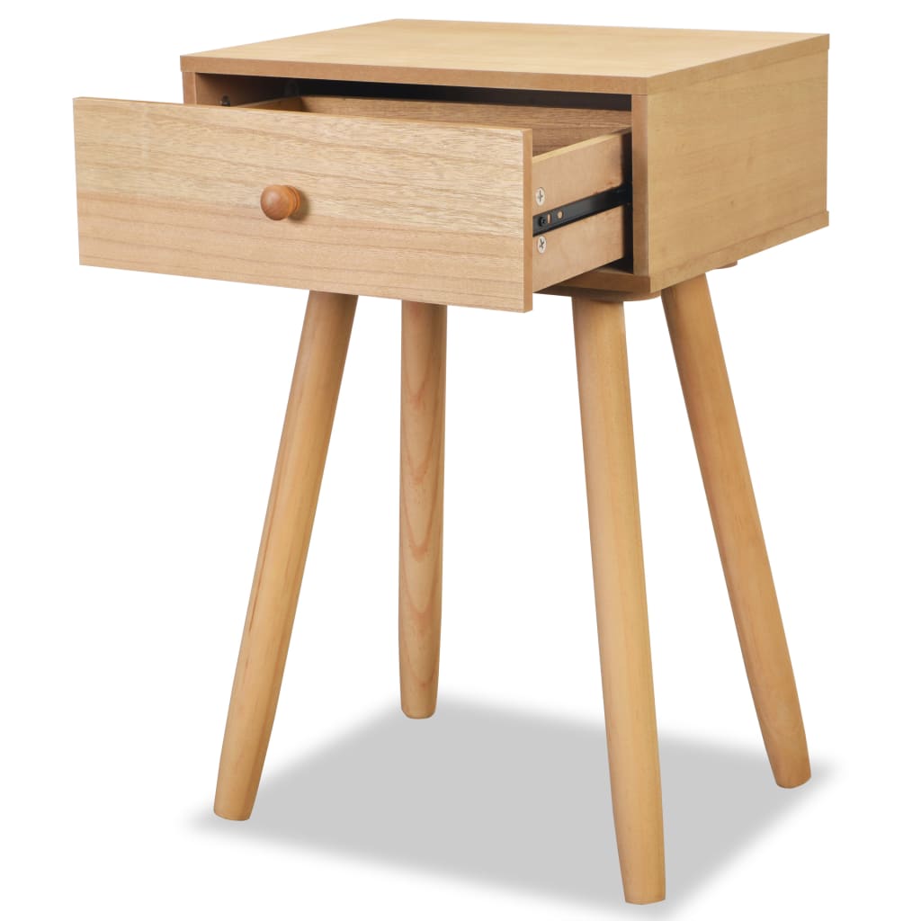 Mesas de cabeceira 2 pcs pinho maciço 40x30x61 cm branco