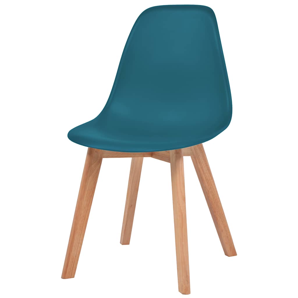 Cadeiras de jantar 4 pcs plástico branco