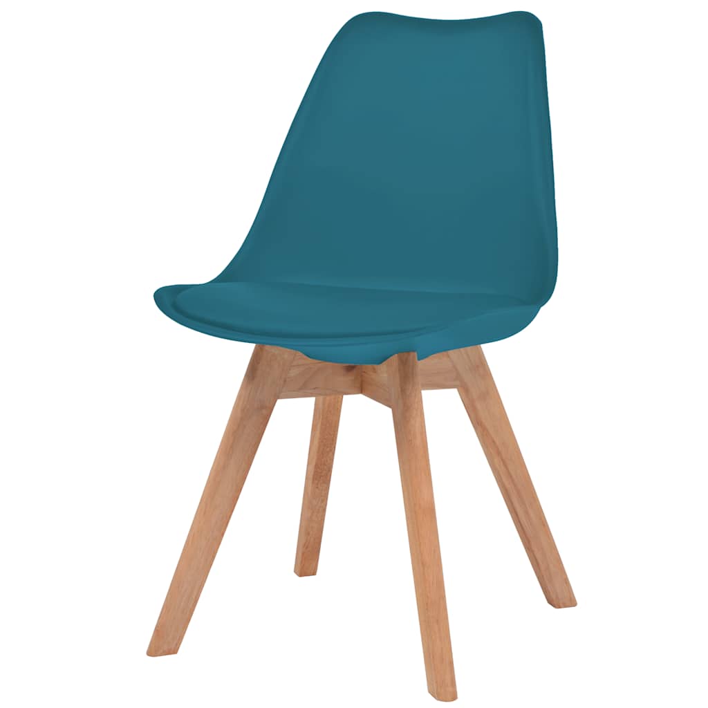 Cadeiras de jantar 4 pcs plástico branco