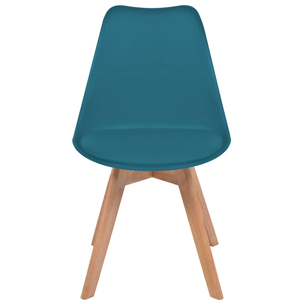 Cadeiras de jantar 4 pcs plástico branco