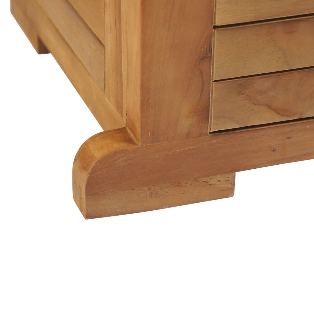Mesa de bar dobrável 155x53x105 cm madeira teca maciça