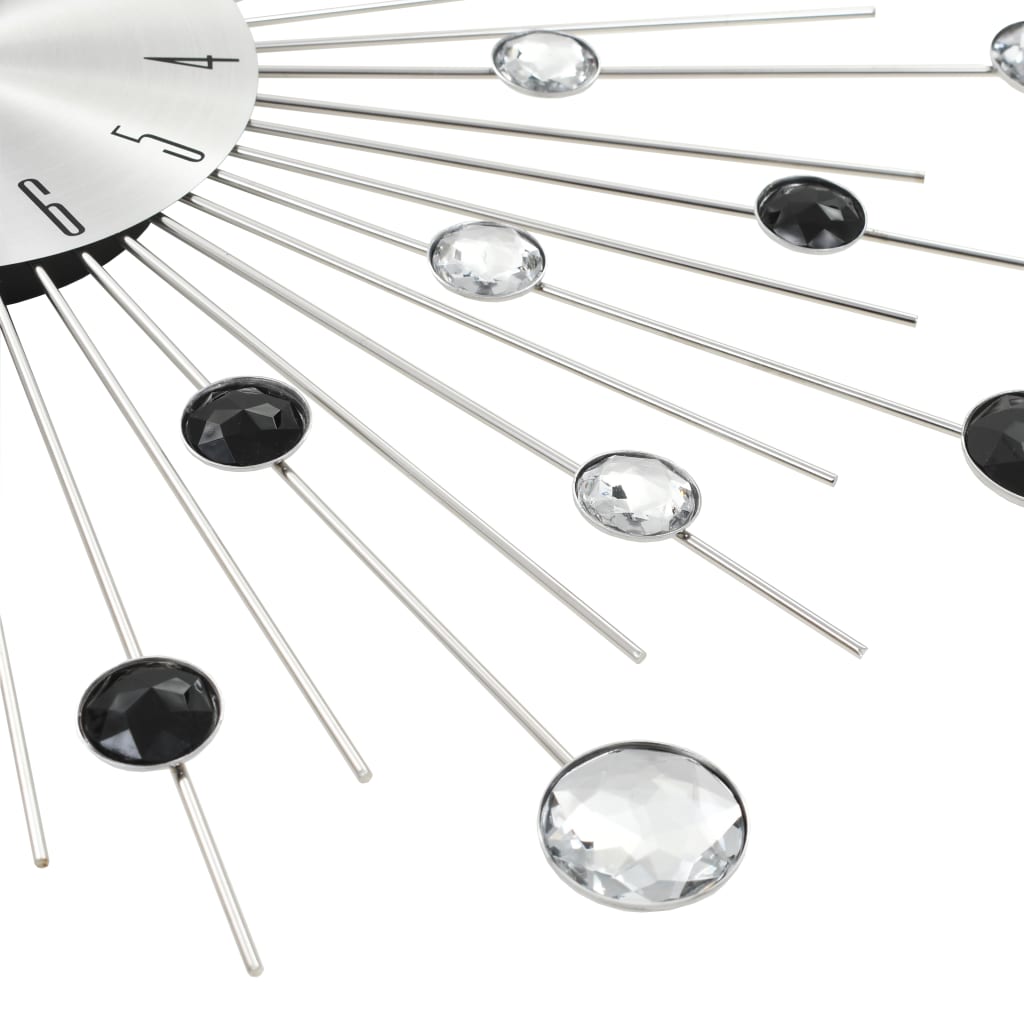 Relógio de parede com movimento quartzo design moderno 50 cm