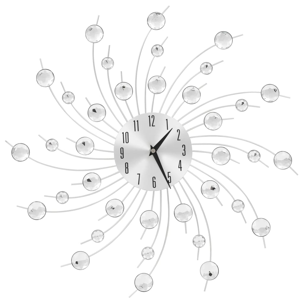 Relógio de parede com mecanismo quartzo design moderno 50 cm