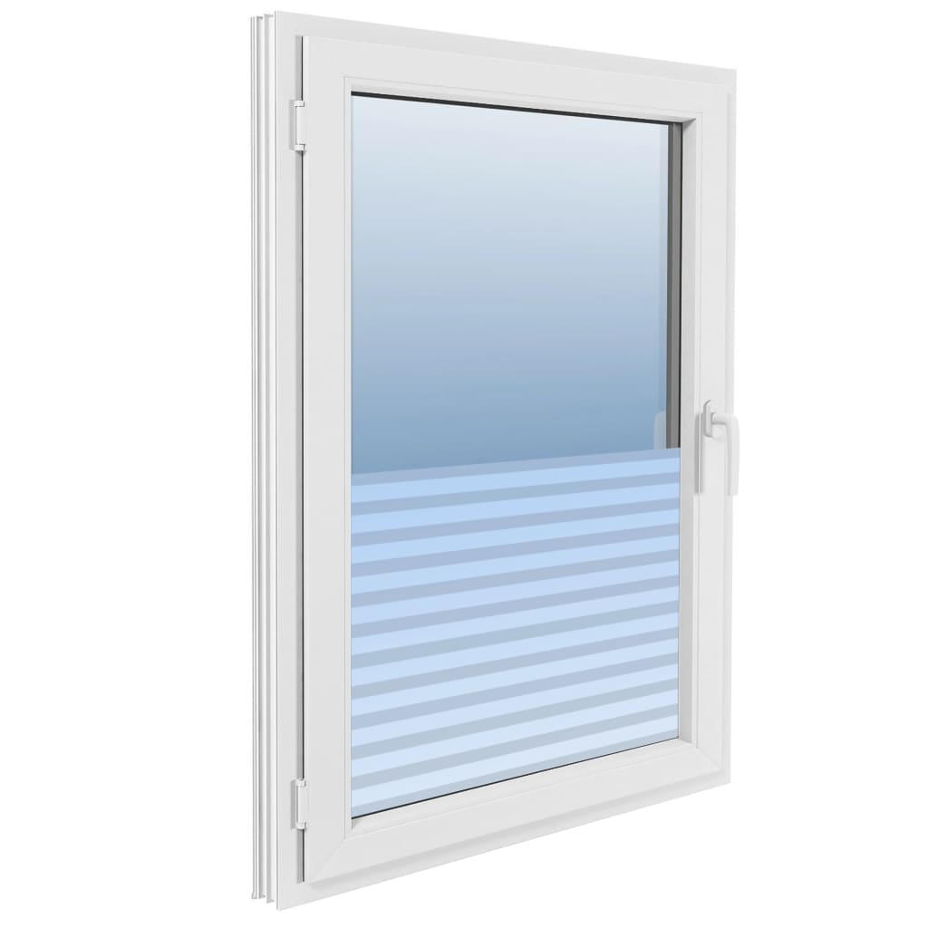 Película para janela fosca 0,9x100 m PVC design às riscas