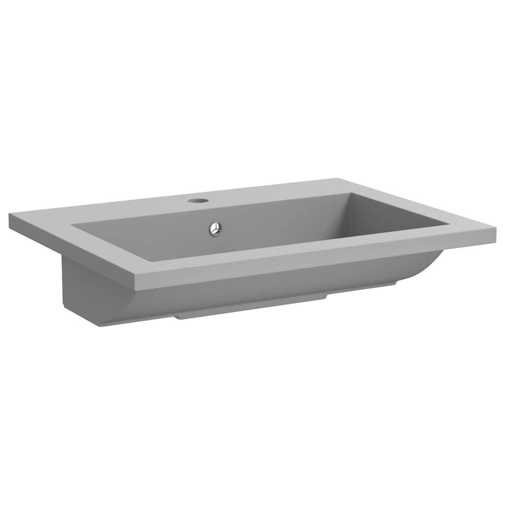 Lavatório de granito 600x450x120 mm cinzento