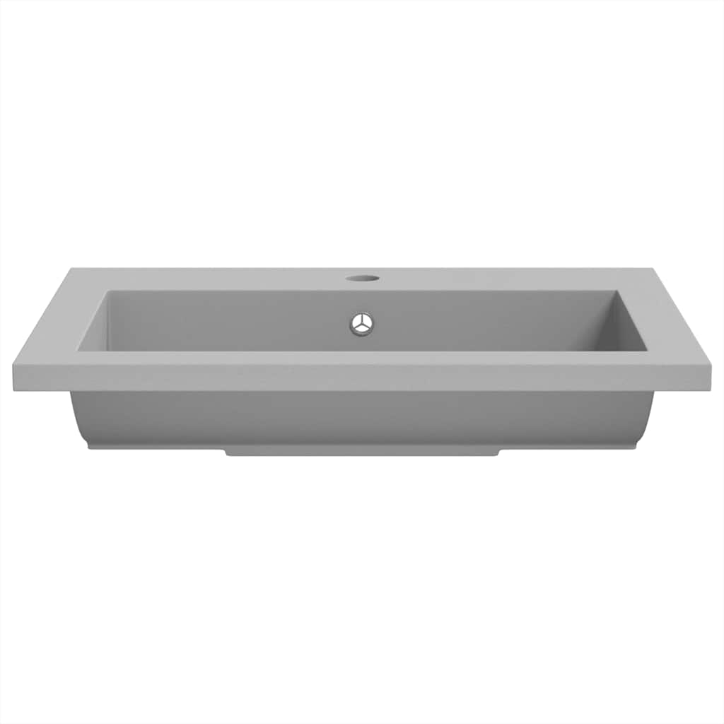 Lavatório de granito 600x450x120 mm cinzento
