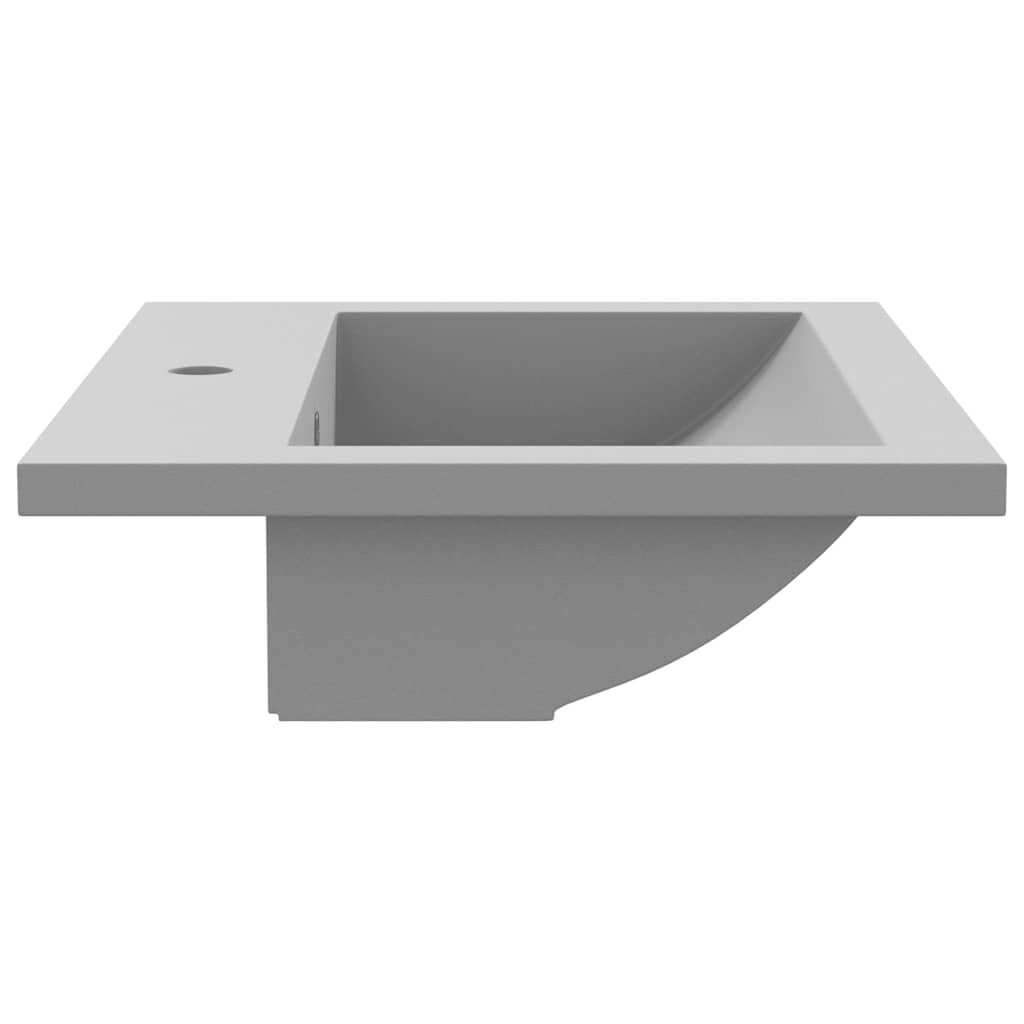 Lavatório de granito 600x450x120 mm cinzento