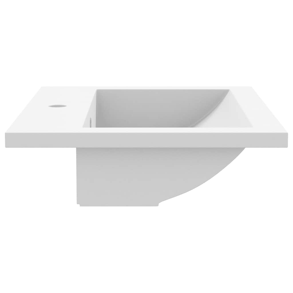 Lavatório de granito 600x450x120 mm branco