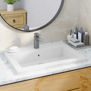 Lavatório de granito 600x450x120 mm branco