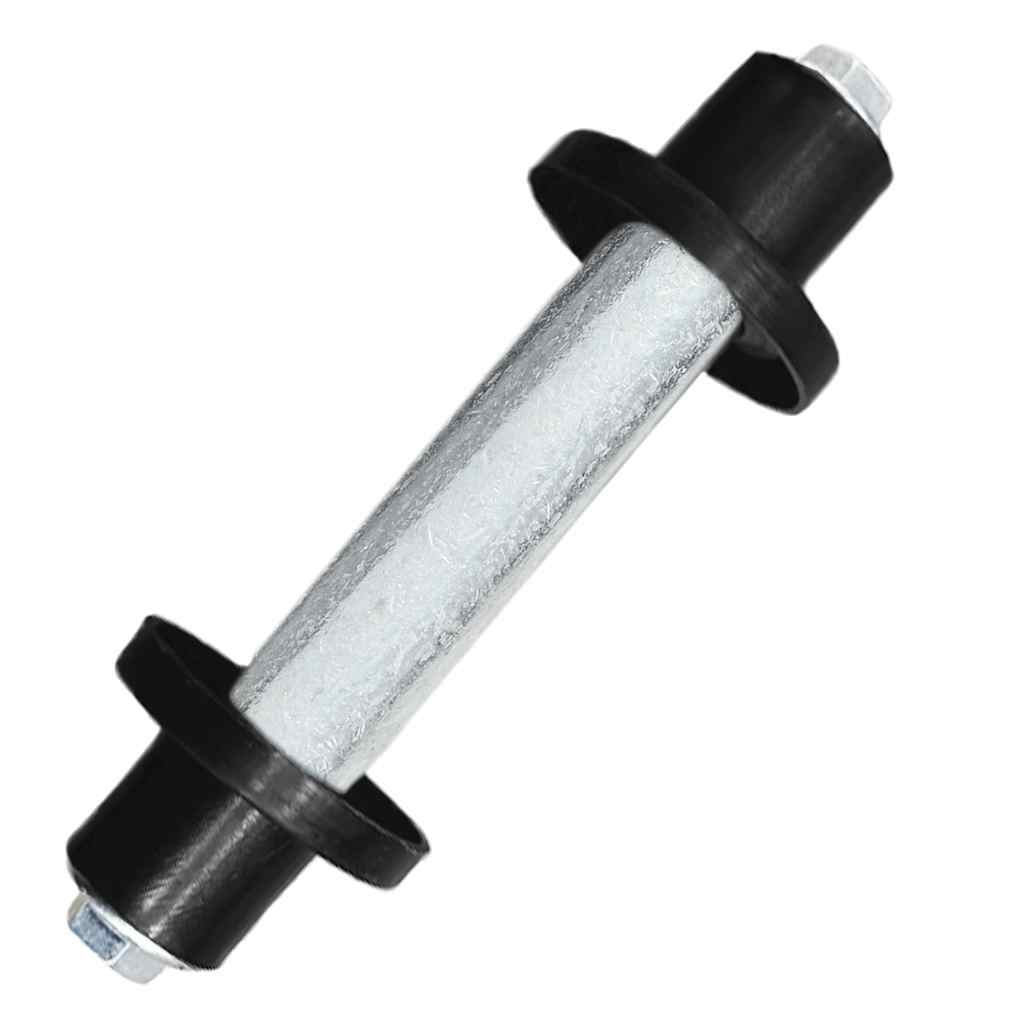 Roda de carrinho de mão com eixo PU sólido 4.00-8 390 mm