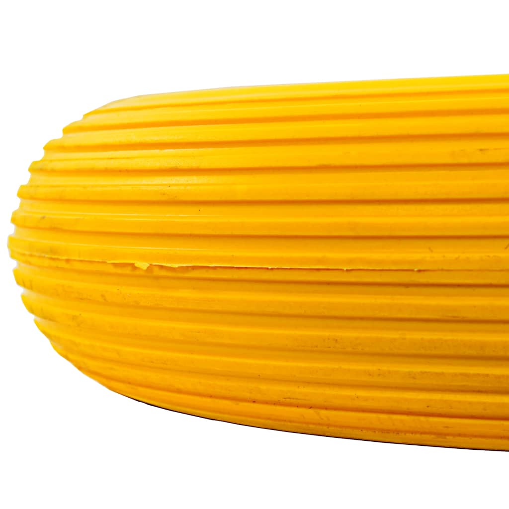 Roda de carrinho de mão com eixo PU sólido 4.00-8 390 mm