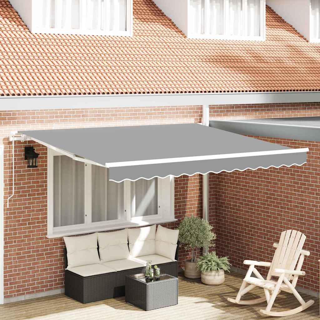 Toldo Manual Branco 3,5 x 2,5 m Metal