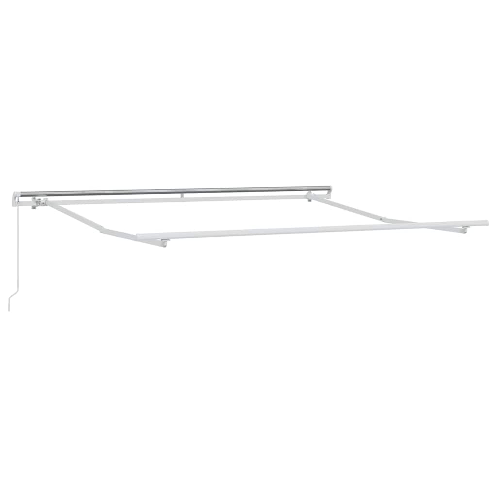 Toldo Manual Branco 3,5 x 2,5 m Metal