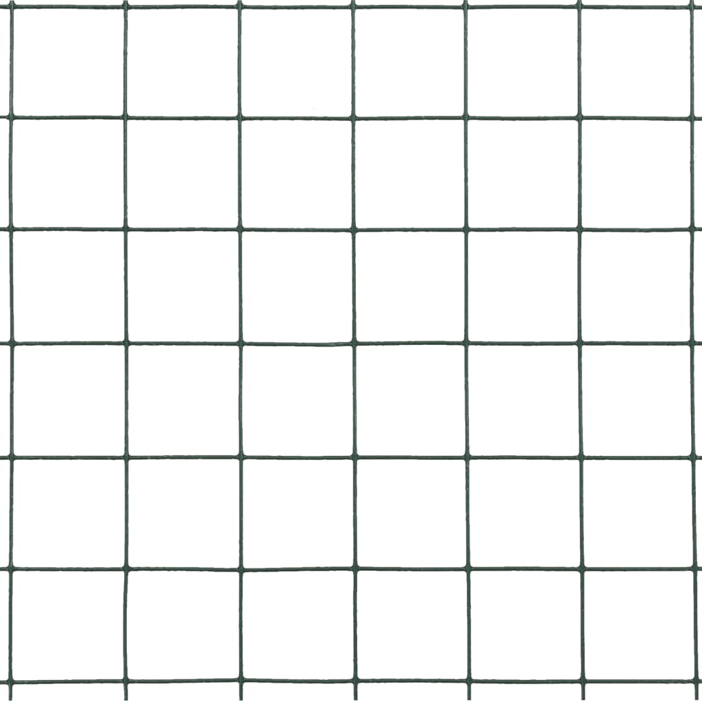 Cerca arame galinheiro 25x1,5m aço c/ revestimento PVC cinzento