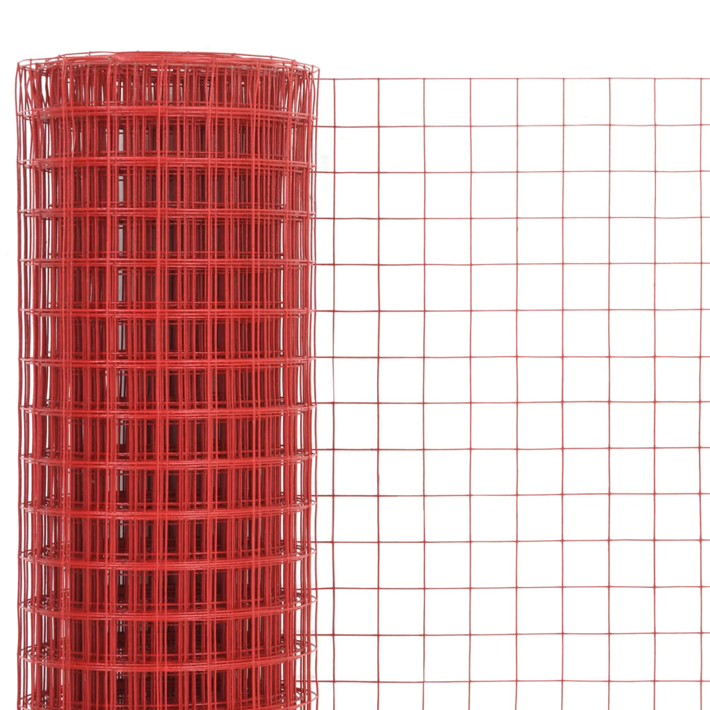 Cerca arame galinheiro 25x1,5m aço c/ revestimento PVC cinzento