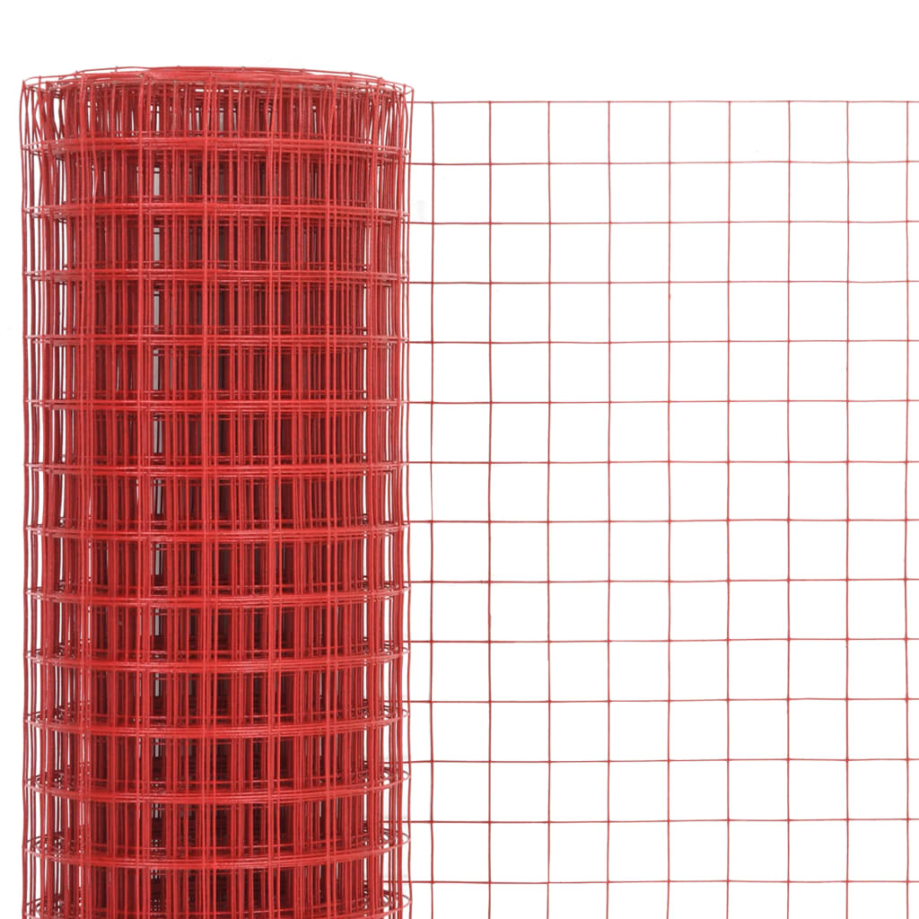 Cerca arame galinheiro 25x1,5m aço c/ revestimento PVC cinzento