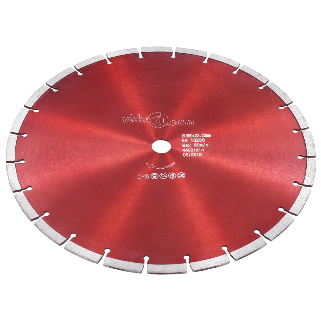 Disco de corte de diamante aço 350 mm