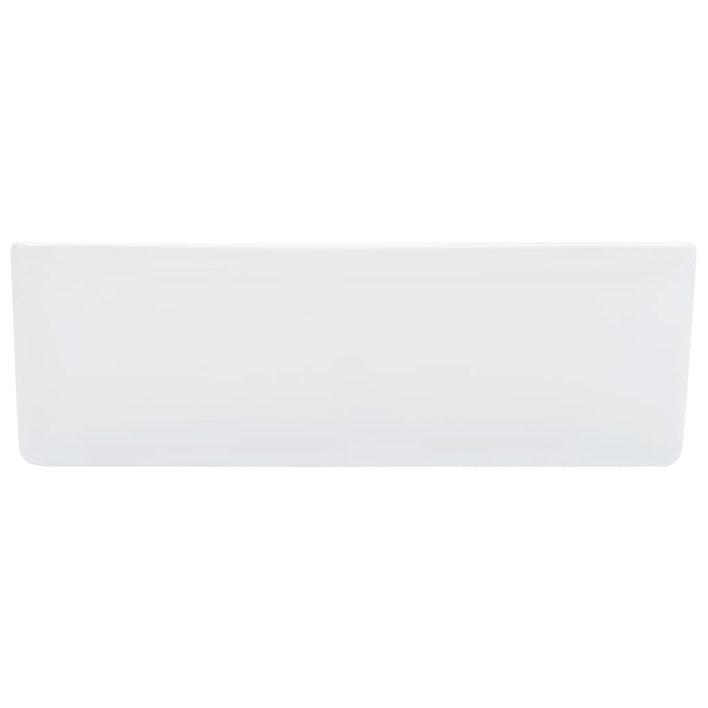 Lavatório 40x30x13 cm cerâmica branco