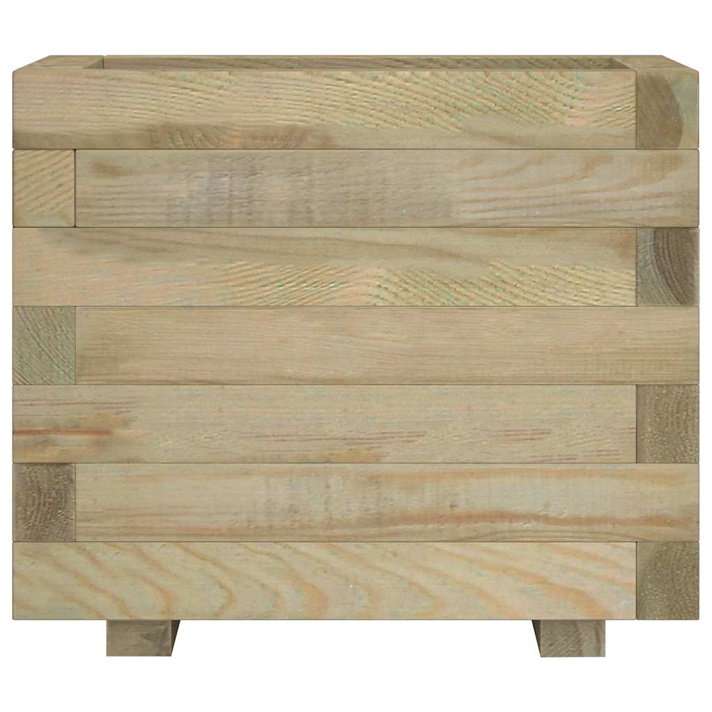 Vaso/floreira quadrado 50x50x40 cm madeira