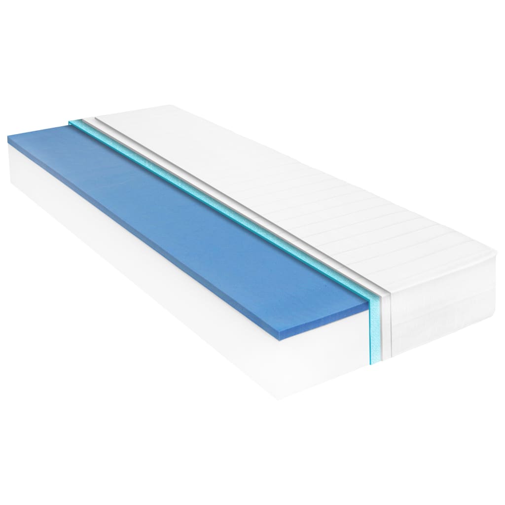 Colchão 80x200 cm espuma viscoelástica c/ memória 18 cm H2