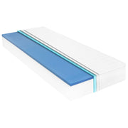 Colchão 100x200 cm espuma viscoelástica c/ memória 18 cm H2