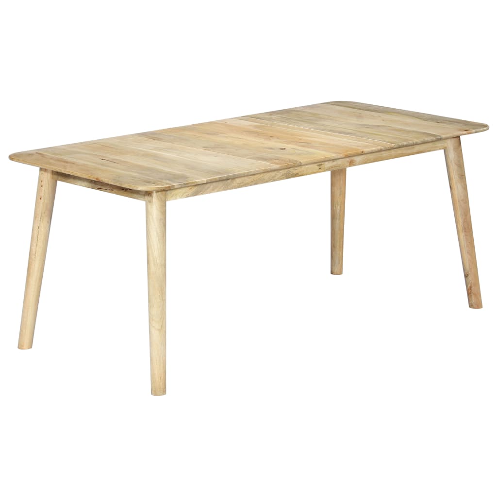 Mesa de jantar madeira de mangueira maciça 180x90x76 cm