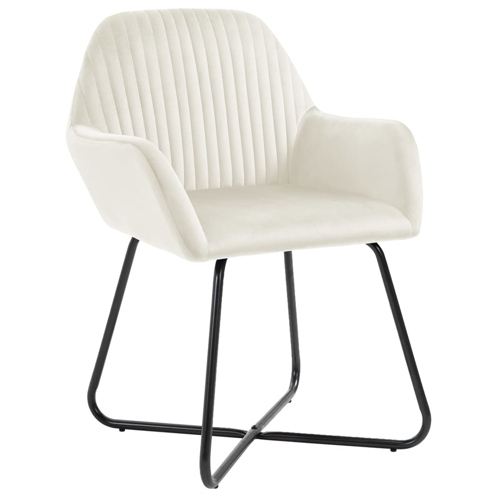 Cadeiras de jantar 2 pcs veludo azul