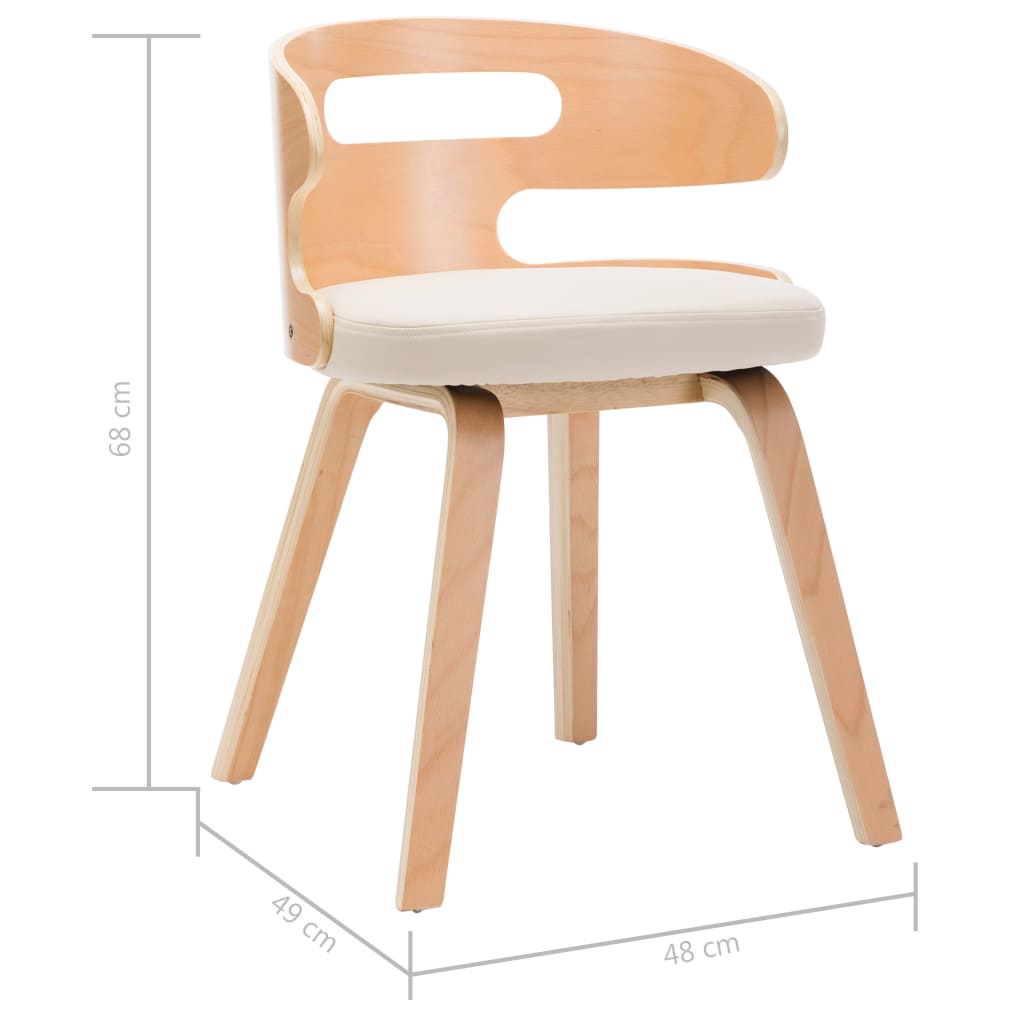 Cadeiras jantar 2 pcs madeira curvada e tecido cinzento-escuro