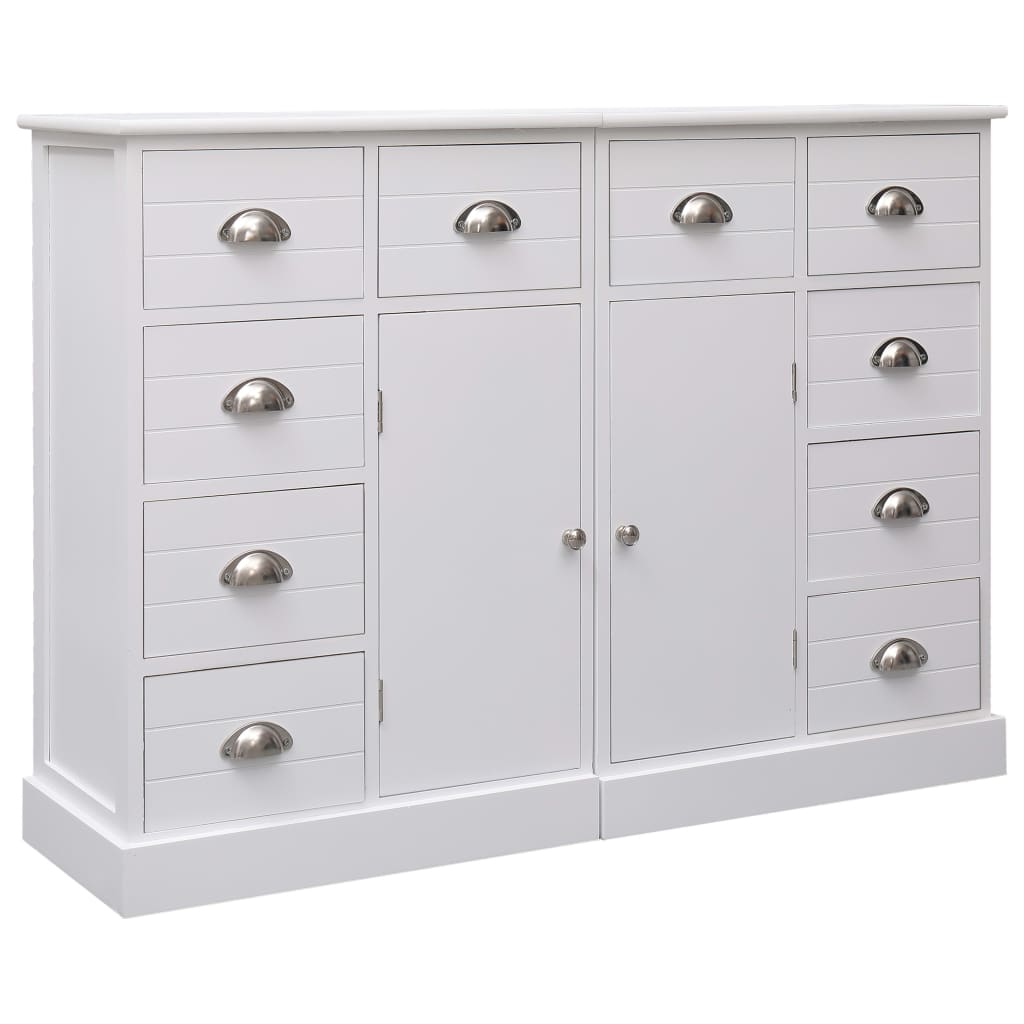 Aparador com 10 gavetas 113x30x79 cm madeira