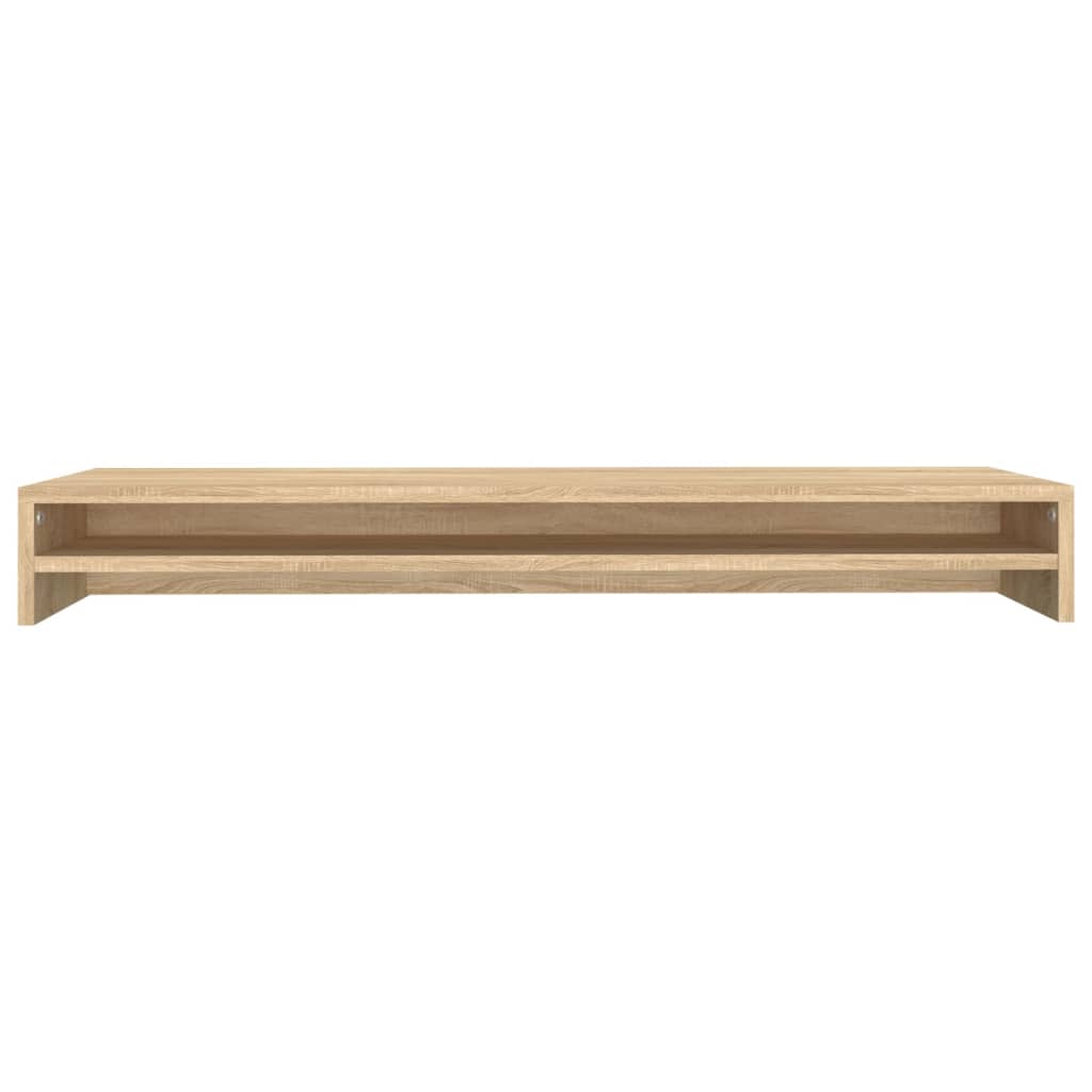 Suporte para monitor derivados de madeira branco brilhante