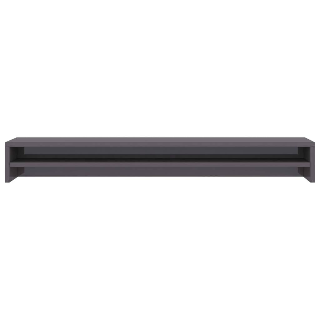 Suporte para monitor derivados de madeira branco brilhante