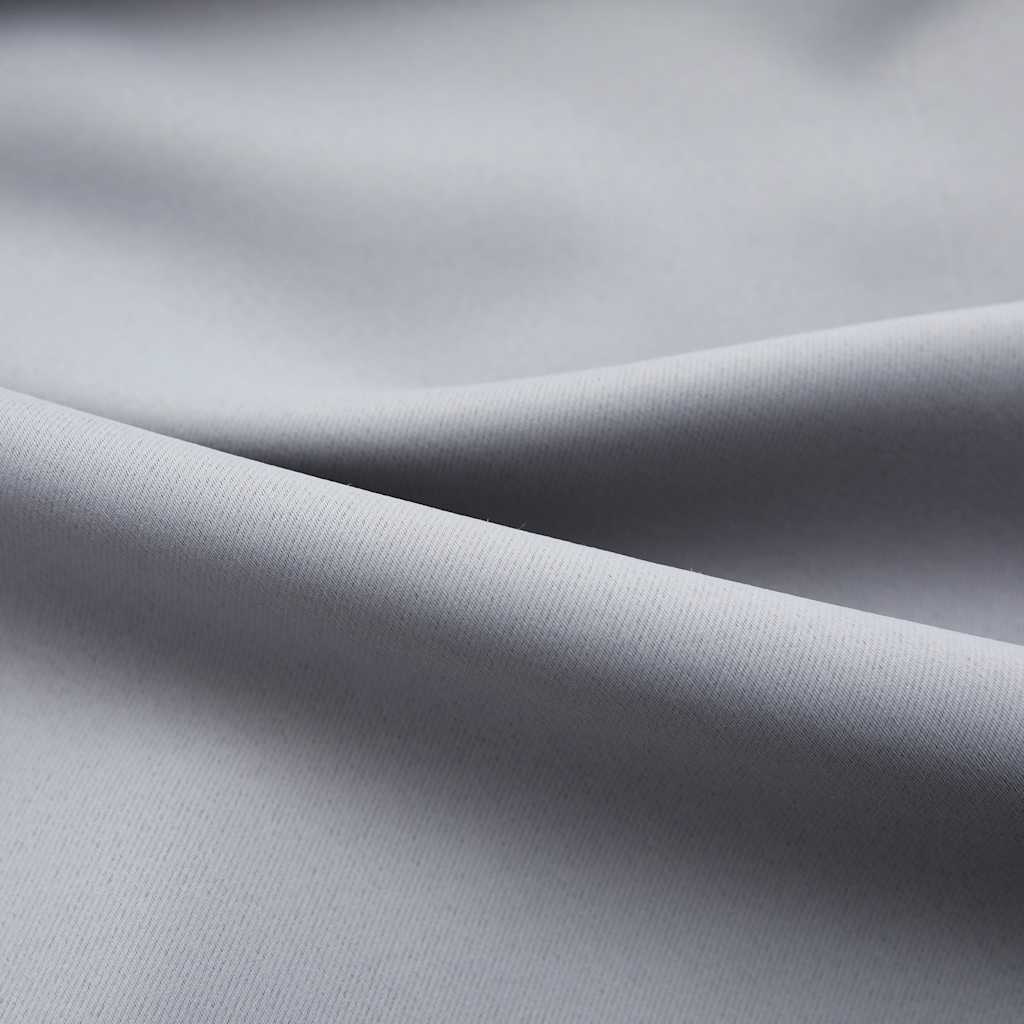 Cortinas blackout com ganchos 2 pcs 140x245 cm antracite