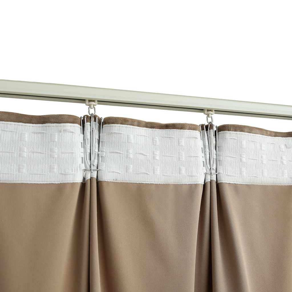 Cortinas blackout com ganchos 2 pcs 140x225 cm veludo antracite