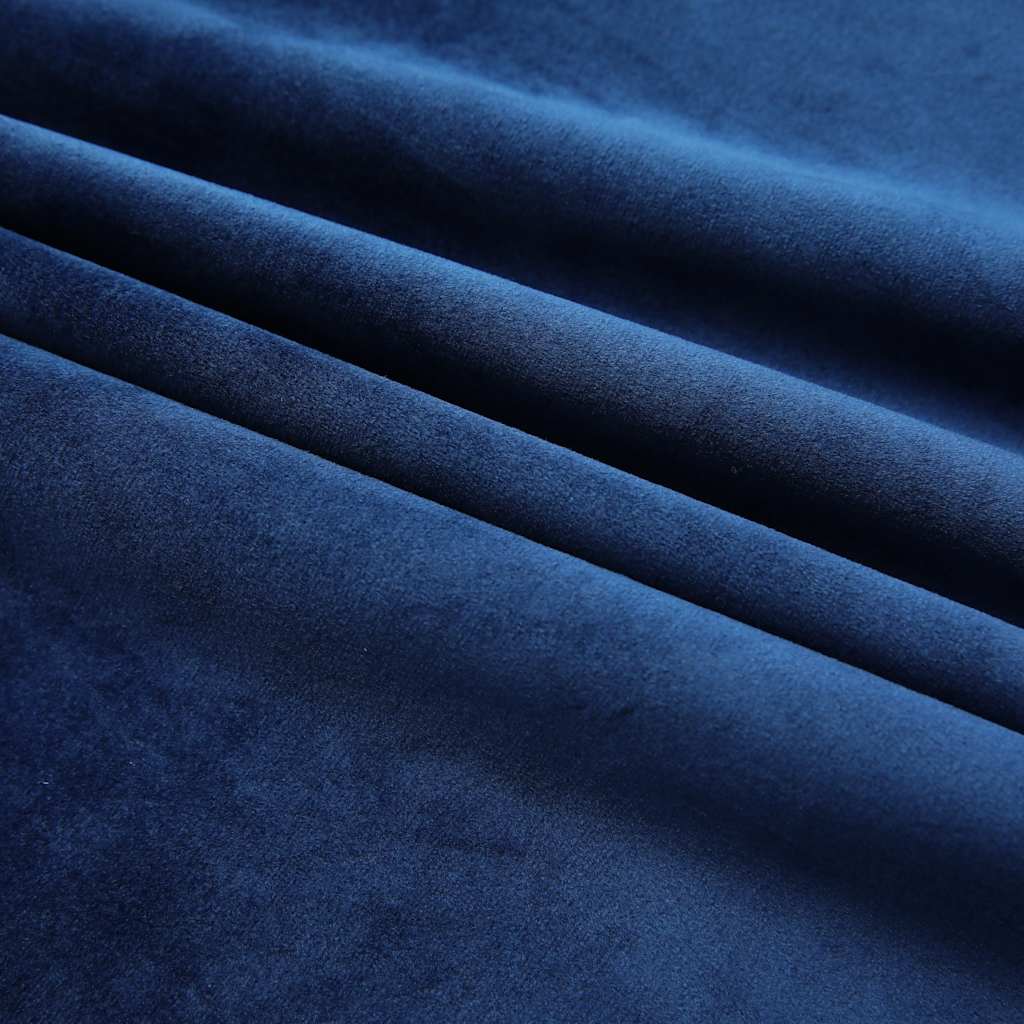 Cortinas blackout com ganchos 2 pcs 140x225 cm veludo antracite