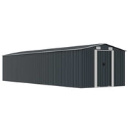 Abrigo de jardim 257x990x181 cm aço galvanizado antracite